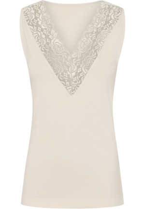 Toppar - Nilla V-neck top – Sand